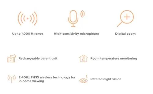 Motorola Nursery: vastupidav beebimonitor kaameraga — turvaline – pilt 12