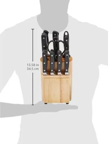 Amazon Basics puidust nuga- ja ripats charm komplekt kööki – pilt 8
