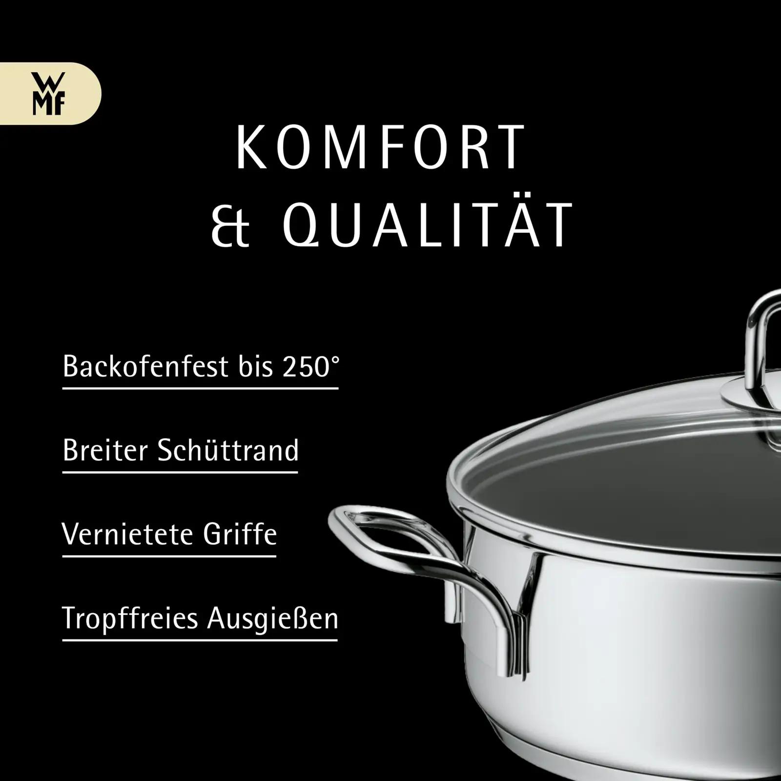 WMF roostevaba kõrgseina kastrul-pann 28 cm — mitmekülgne – pilt 7