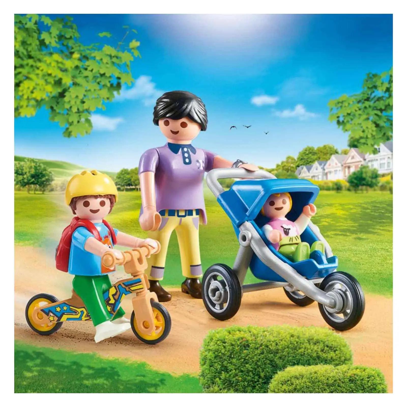 PLAYMOBIL mängukomplekt – ema ja lapsed, loominguline mäng – kasutusnäide