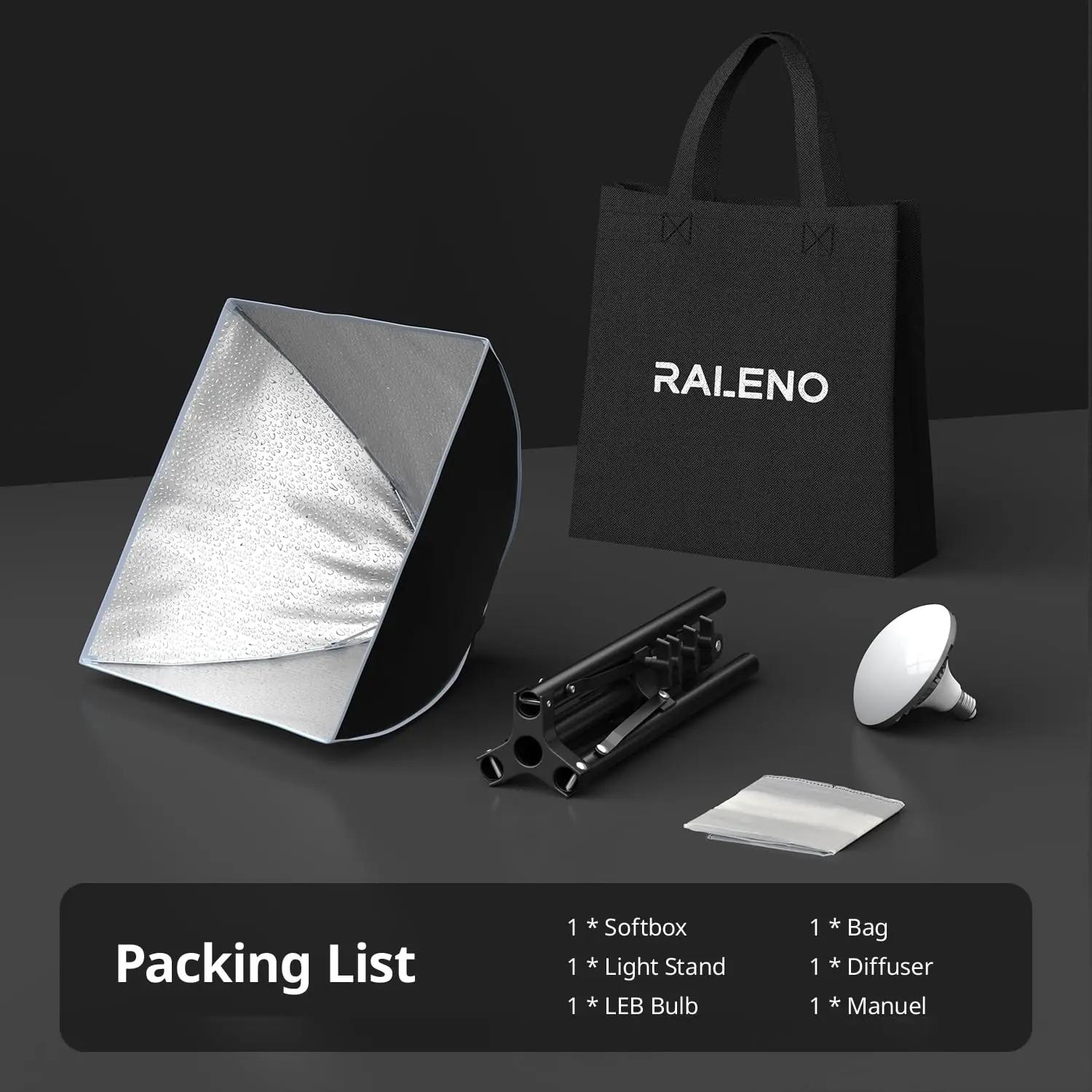 RaLeno pehme softbox 40×40 cm – professionaalne stuudiovalgustus – pilt 8