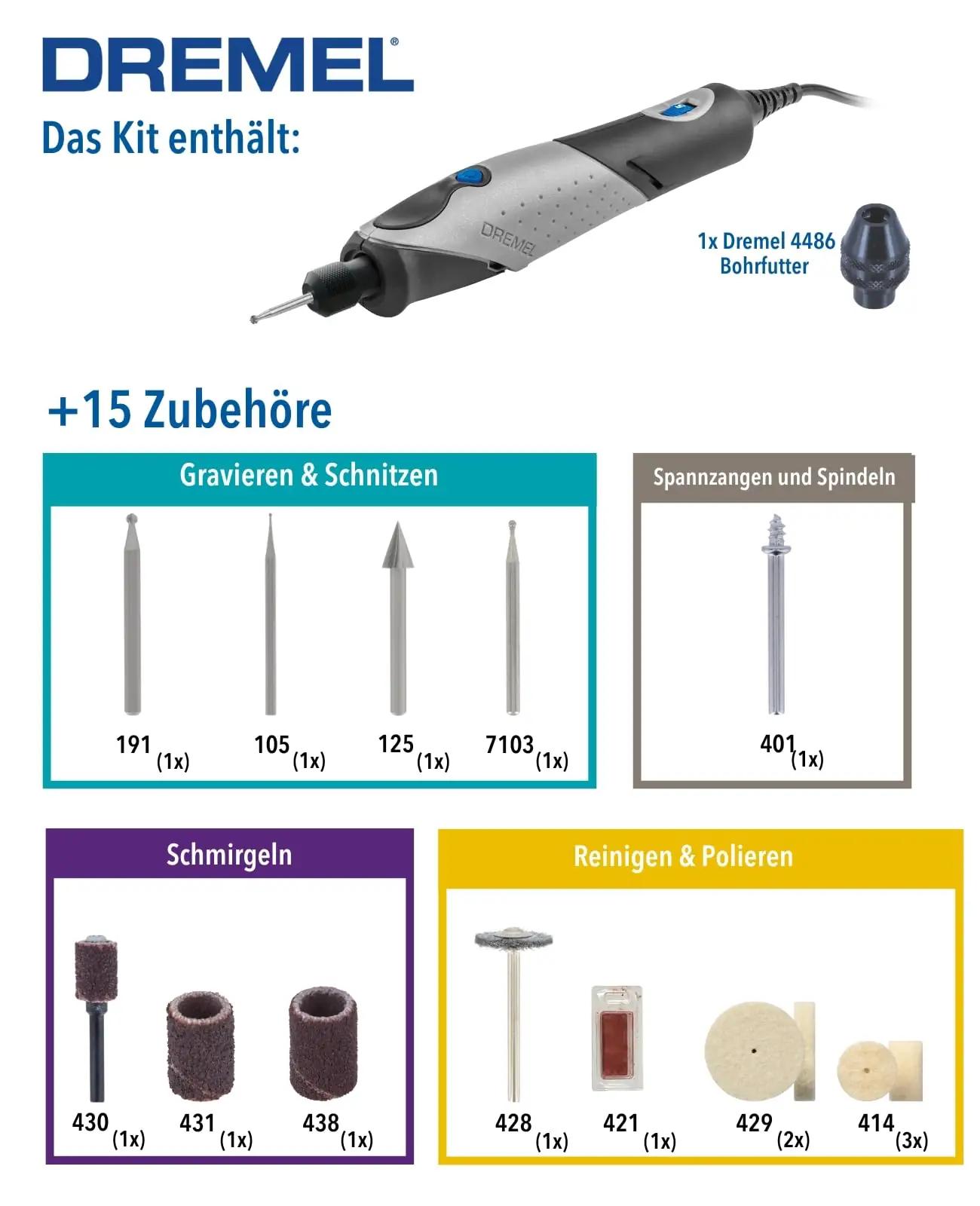 DREMEL stiilne Stylo+ 9W – graveerimine ja poleerimine – detailne vaade