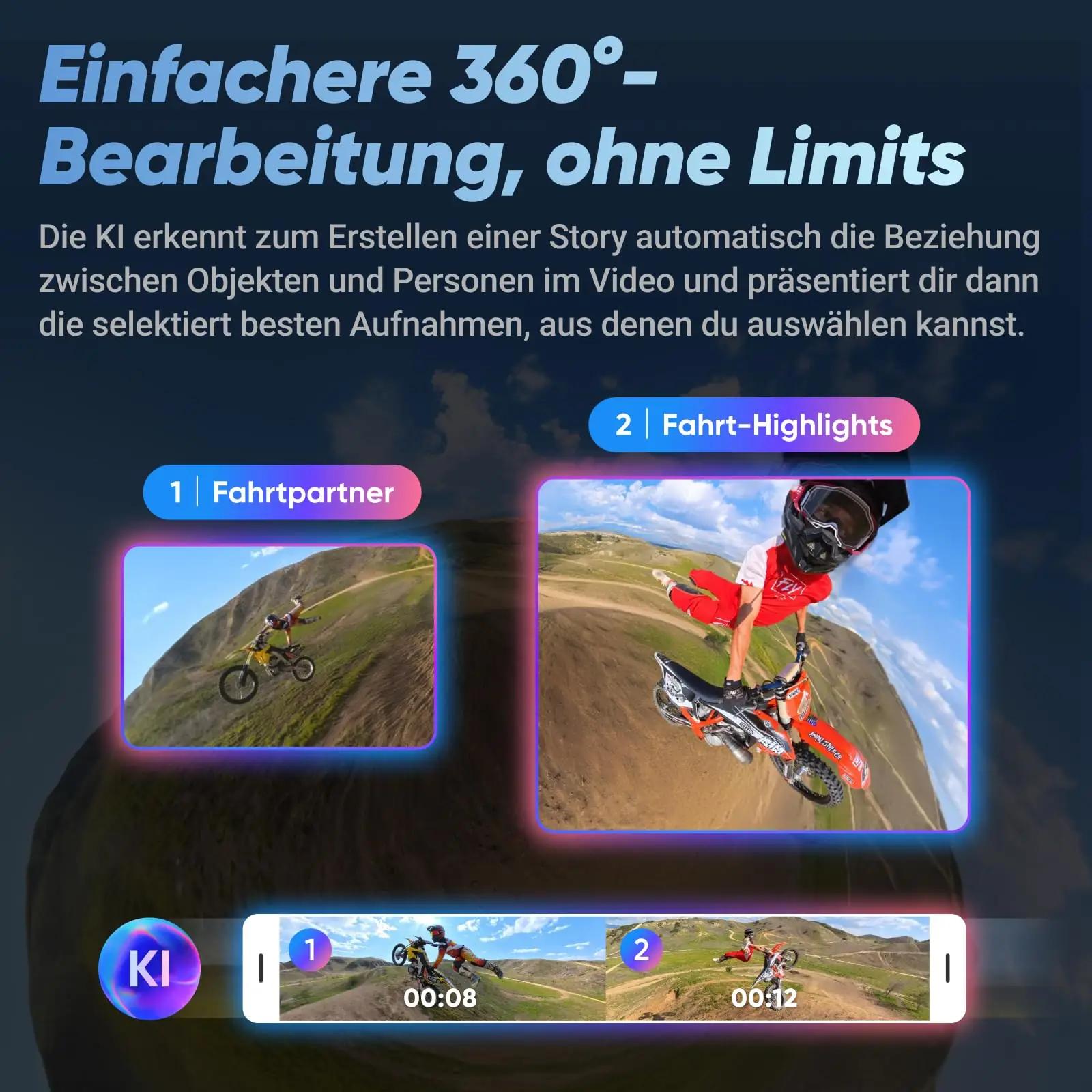 Insta360 X4 – veekindel 8K 360° kaamera seiklusteks – pilt 9