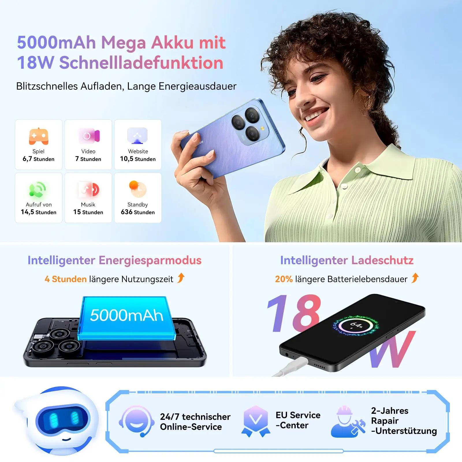 Blackview vastupidav nutitelefon Shark 9 – tugev aku ja 5G – pilt 8