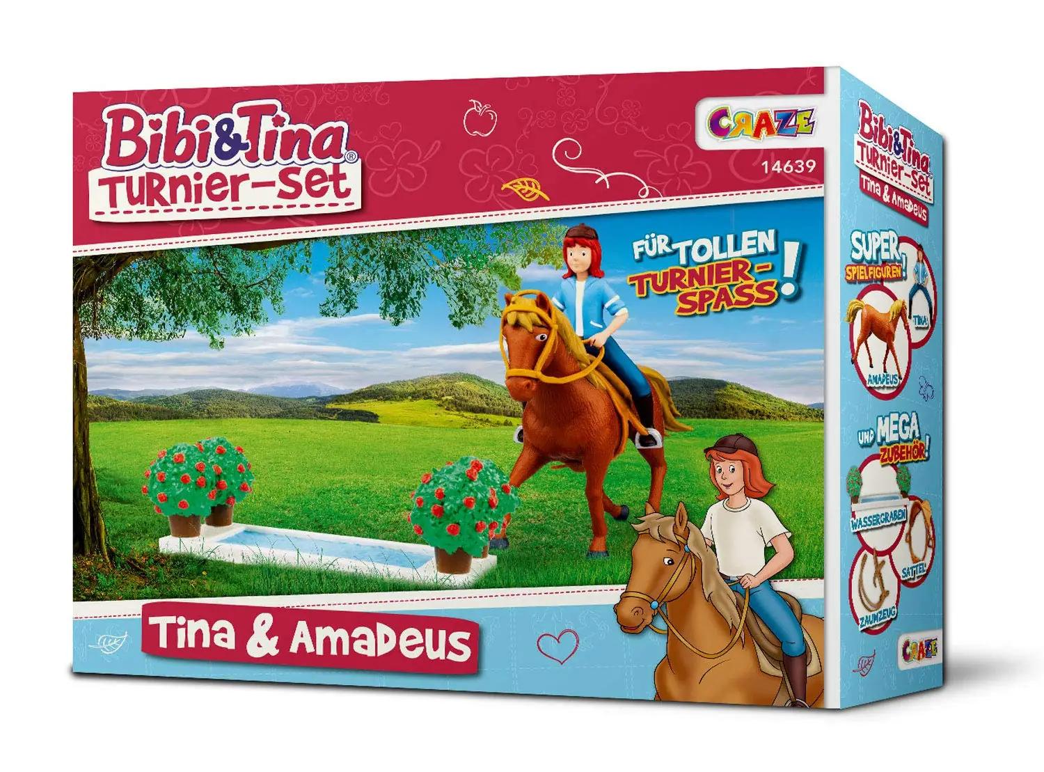 CRAZE mängukomplekt Tina & Amadeus – ratsaspordi mänguasi