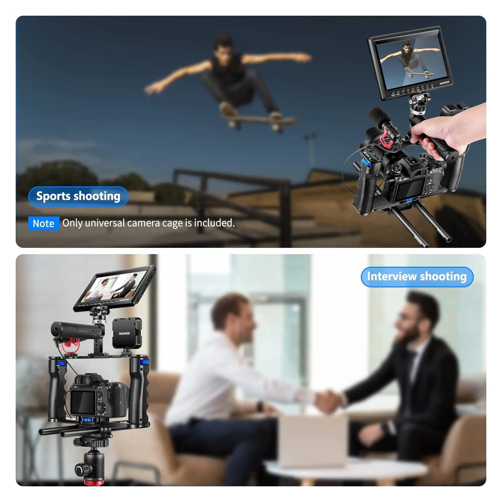 NEEWER alumiiniumist videokaamera montaažikomplekt – pilt 7
