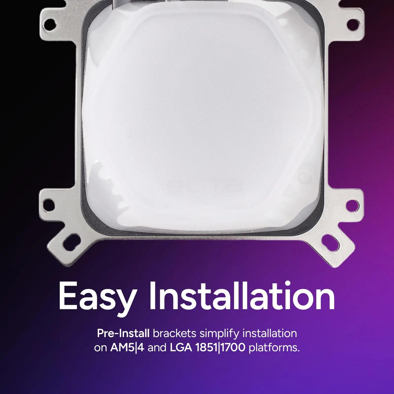 Cooler Master ML240 valge AIO vedelikujahuti – vaikne jahutus – kasutusnäide
