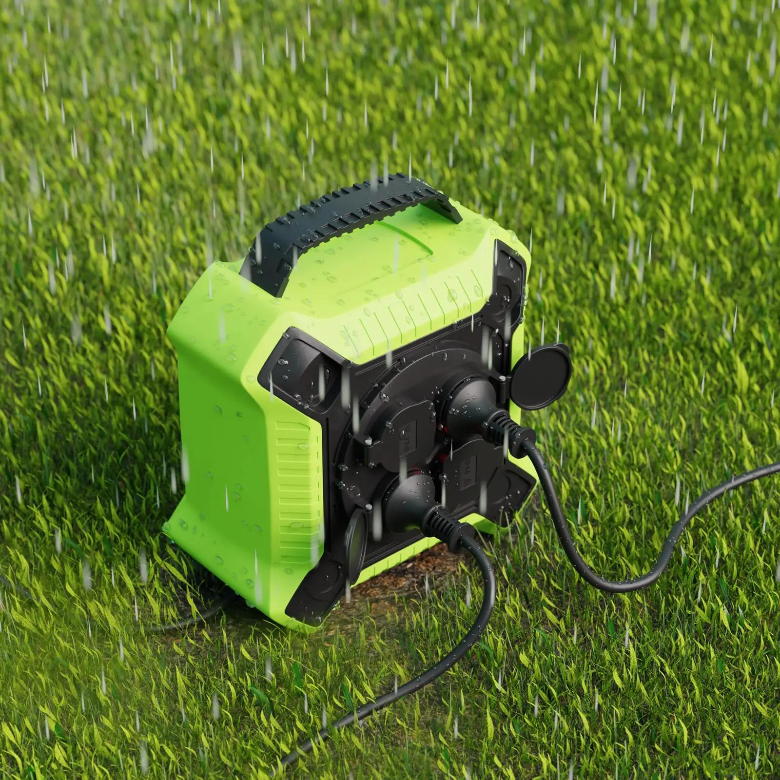 MutecPower vastupidav 10 m kabelirull IP44 – välitingimusteks – lisavaade