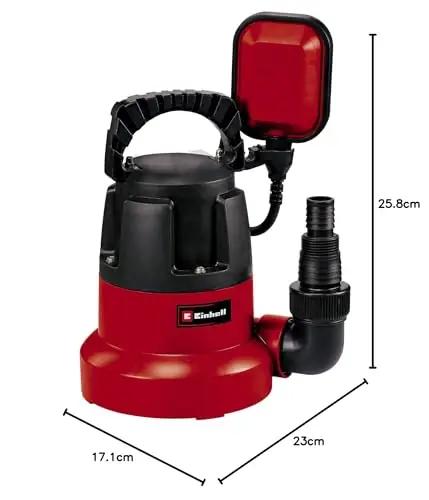 Einhell veepump 350 W — sobib madalale äravoolule ja aiakoduks – pilt 11
