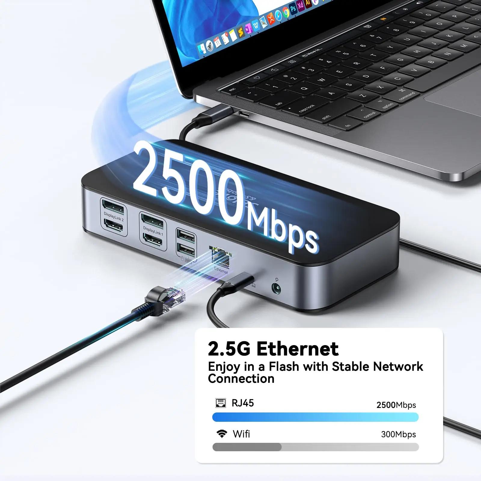Selore&S-Global metallist USB-C dokk 15-in-1 – pilt 6