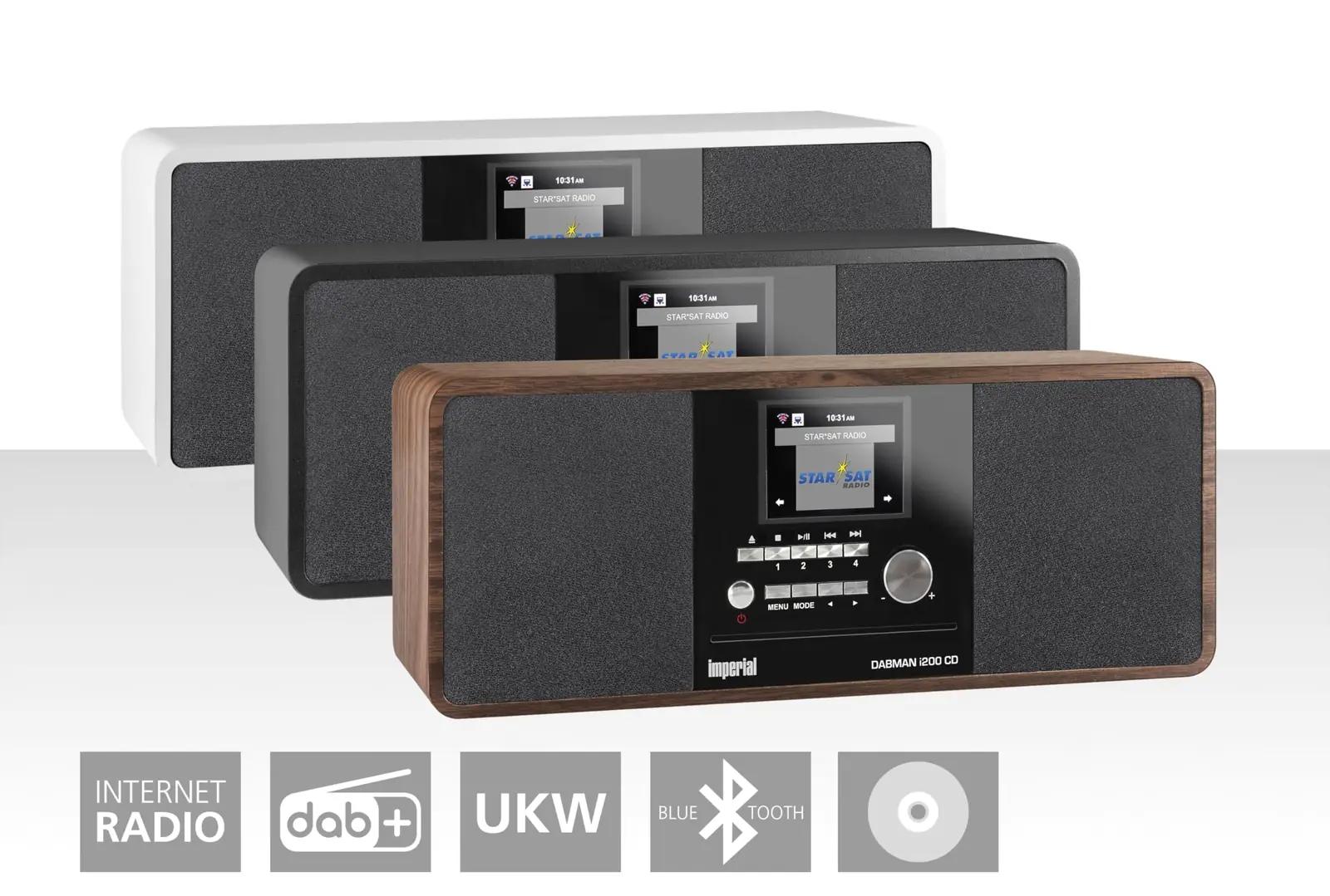 Imperial kõik-ühes DAB+ raadio-CD puidumusteriga — personaalne – lisavaade