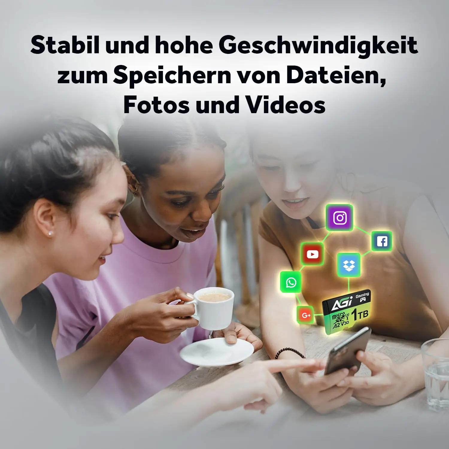 AGI 1TB microSD kaart – kiire salvestus droonile ja telefonile – pilt 7