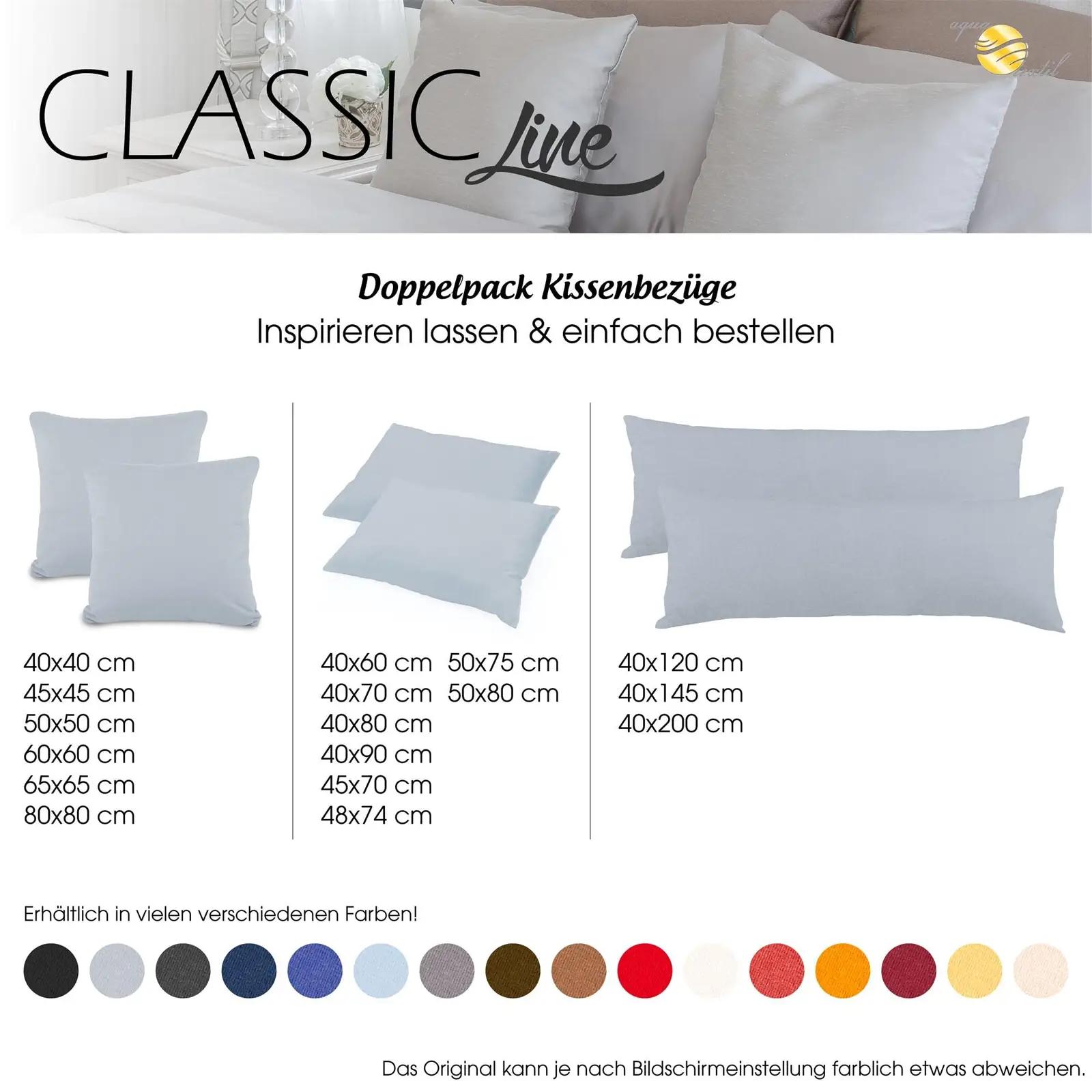 aqua-textil pehme puuvillane külgpatja padjapüüri komplekt (2) – pilt 8