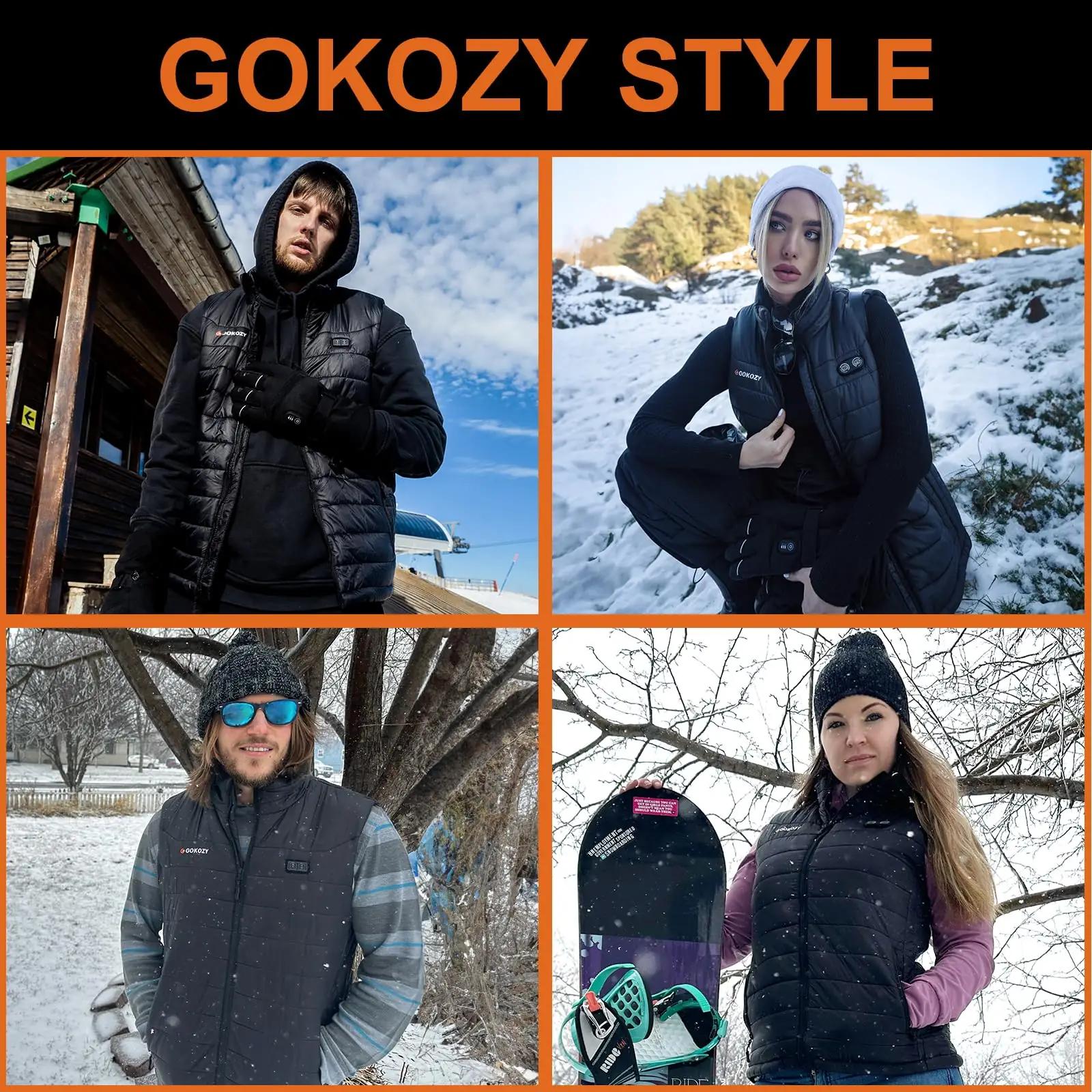Gokozy soojendusega vest — veekindel sportlik ja mugav kingitus – lisavaade