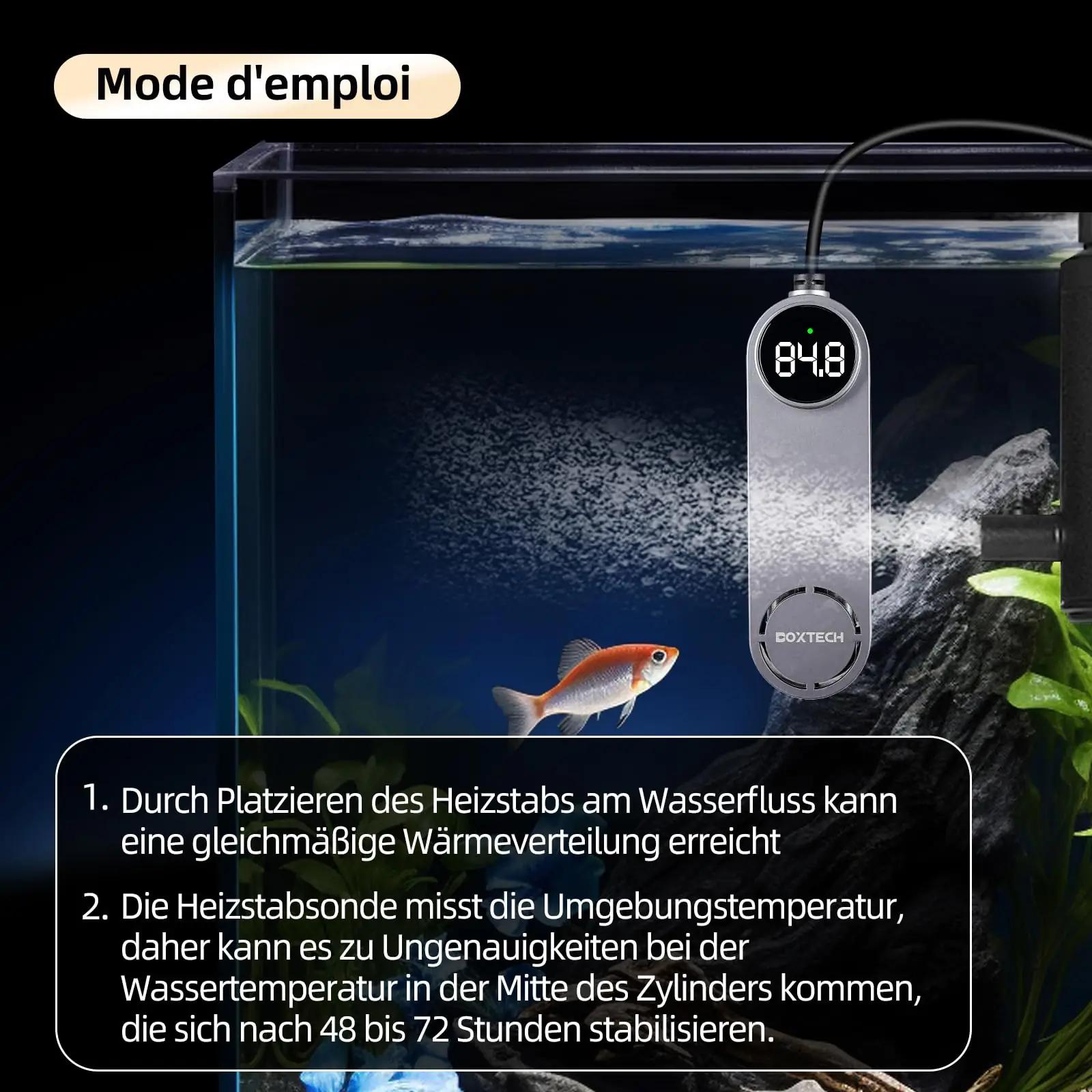 boxtech kompaktne akvaariumiküte 50W – reguleeritav temperatuur – pilt 7