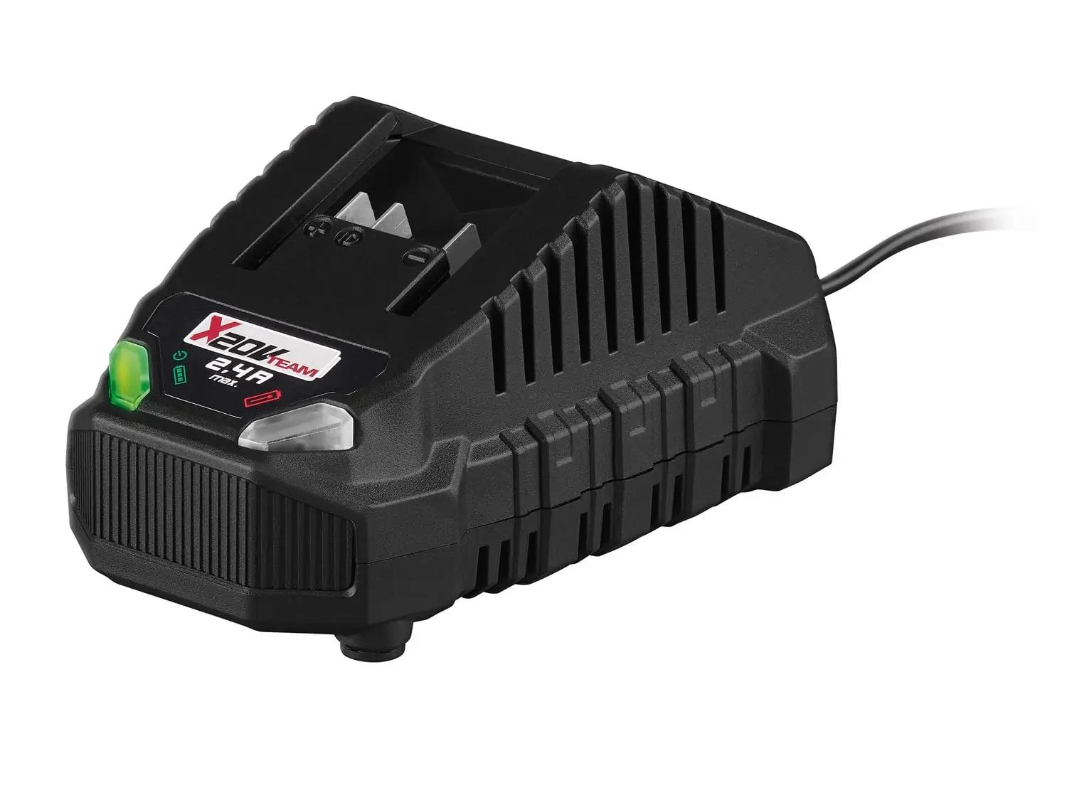 Parkside laadija X20V seeriale — universaalne ja vastupidav