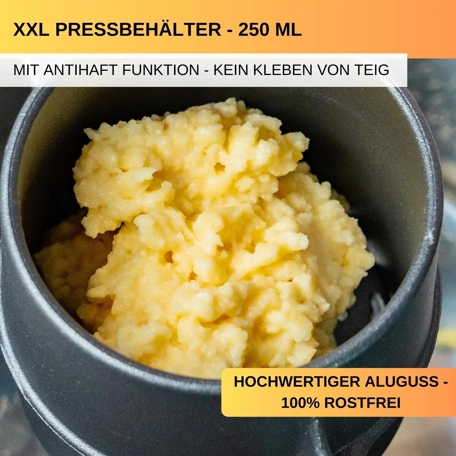 Thiru alumiiniumist spätzle- ja kartulipress — vastupidav – lisavaade