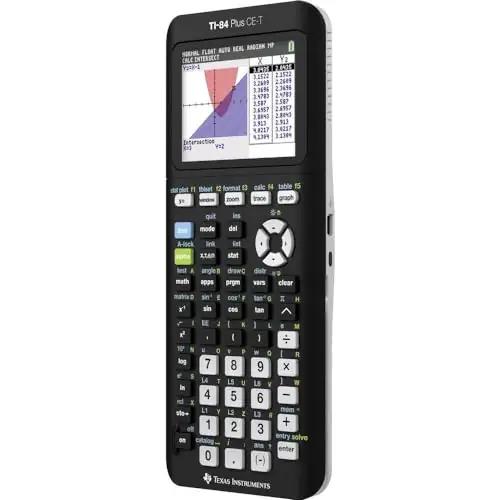 Texas Instruments värviline graafikukalkulaator — vastupidav – detailne vaade