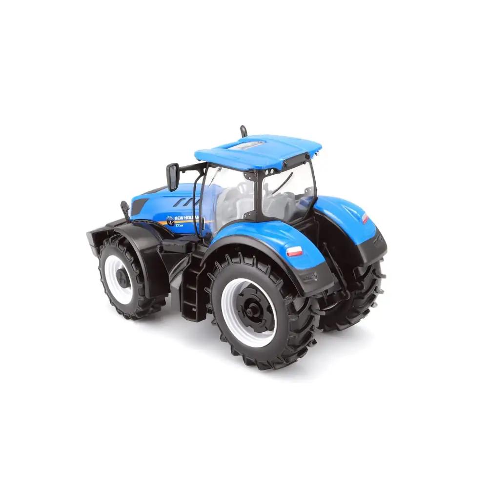 Bburago metallist New Holland traktor – kvaliteetne mudel 44066 – pakend ja tarvikud