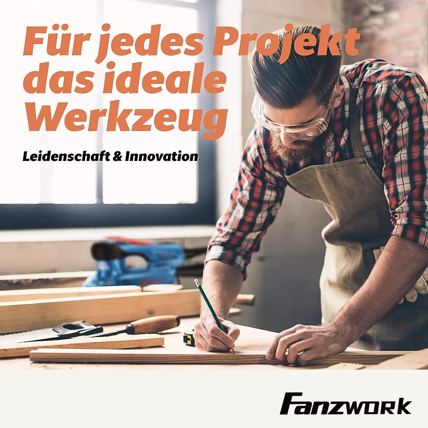 FANZTOOL tugev 350W lihvimasin koos kandekarbiga — puidu- ja – pilt 7