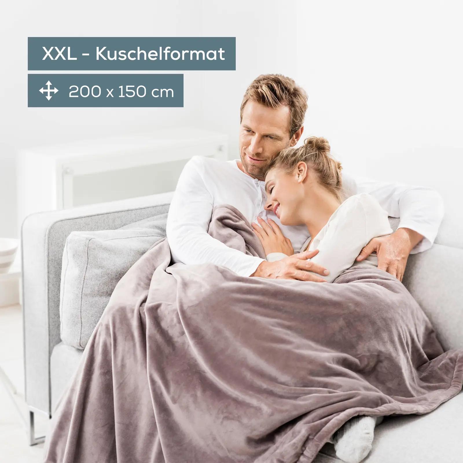Beurer pehme soojatekk HD 150 XXL – suur ja masinpestav – detailne vaade