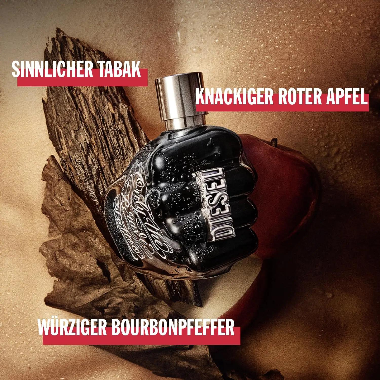 Diesel meeste parfüüm 35 ml – tugev, puitine stiil – pakend ja tarvikud