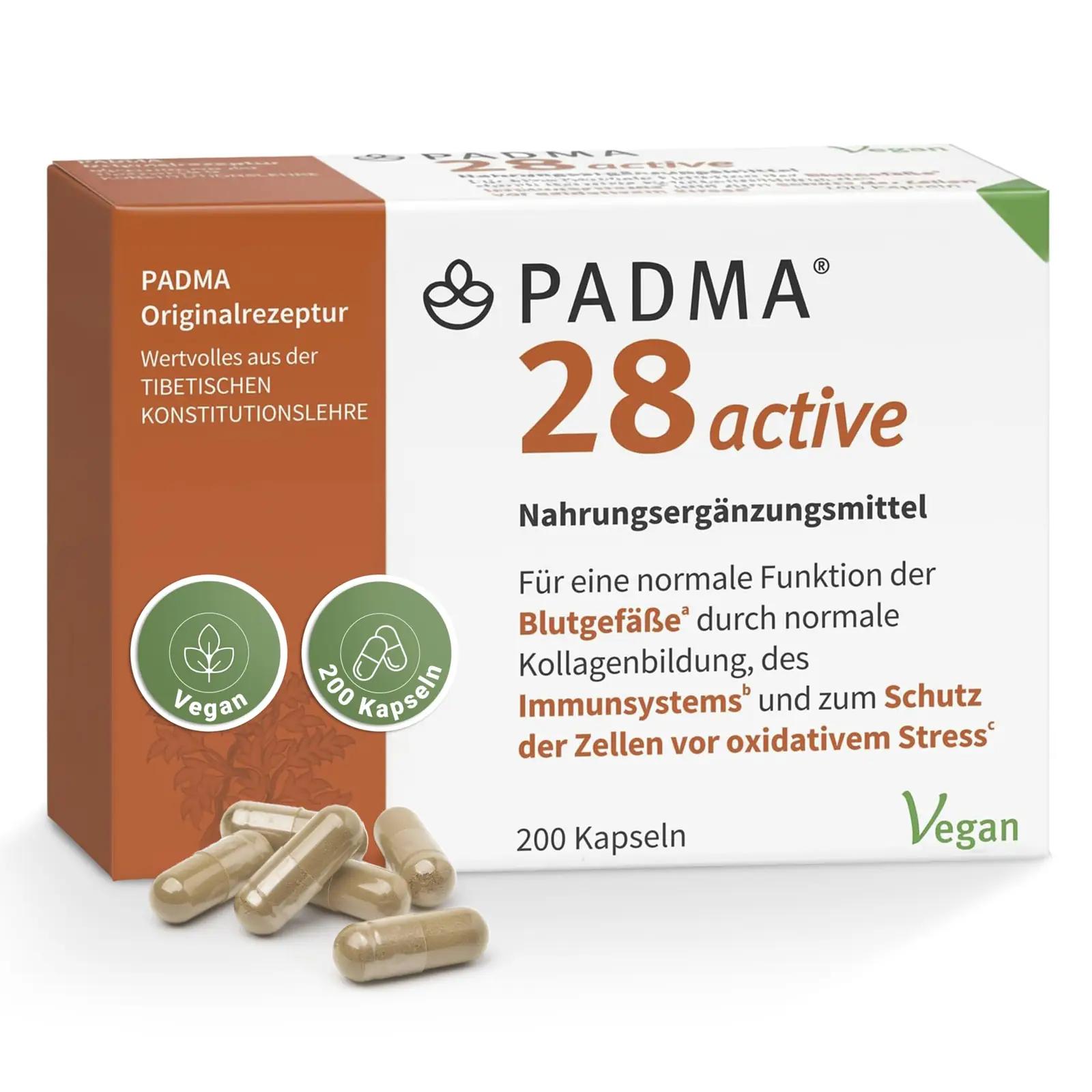 PADMA 28 active 726v200 mineraalid ja toidulisandid – toote esivaade