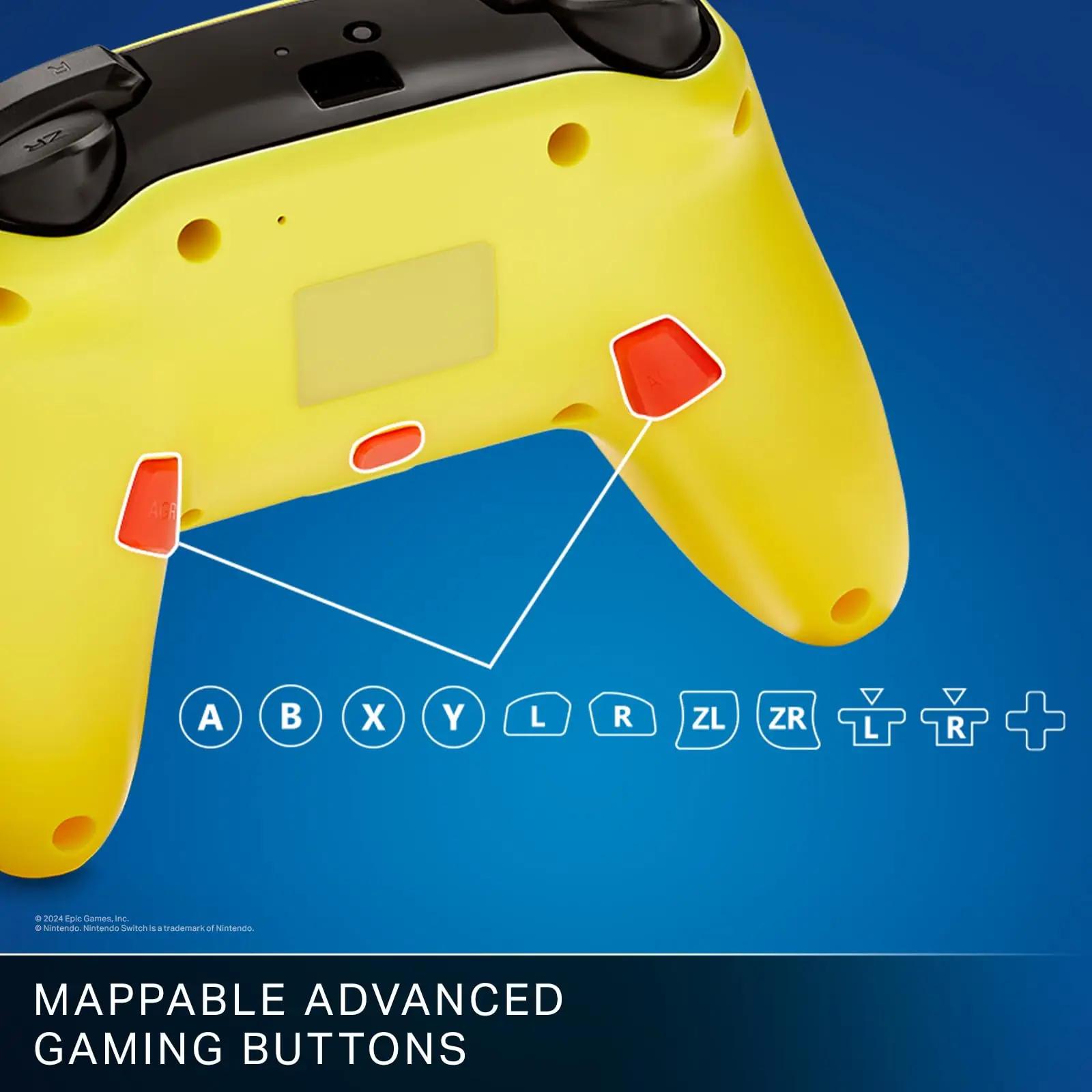 PowerA juhtmevaba Nintendo Switch kontroller — Peely kujundus – kasutusnäide