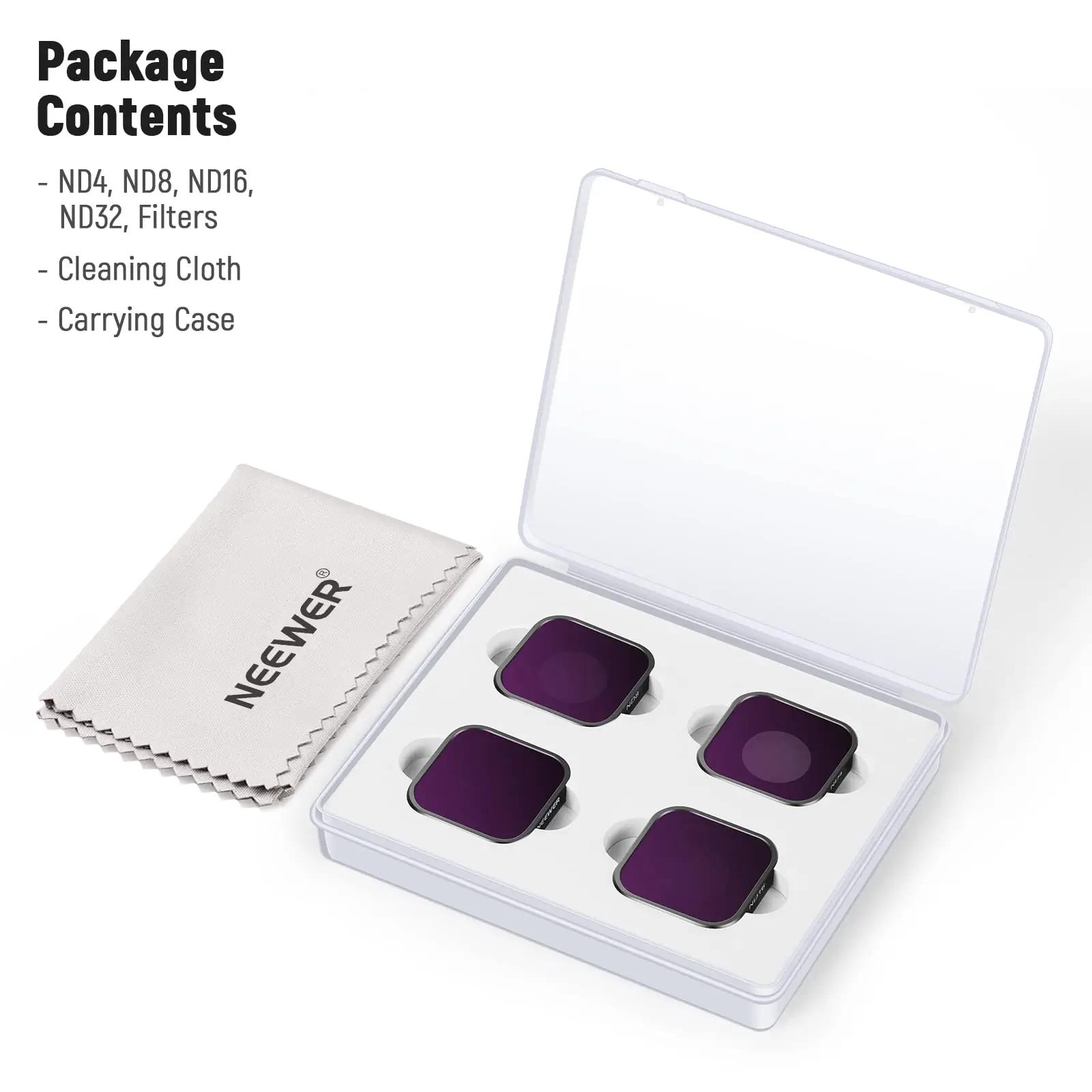 NEEWER kvaliteetne ND-filterikomplekt GoPro jaoks – pilt 6