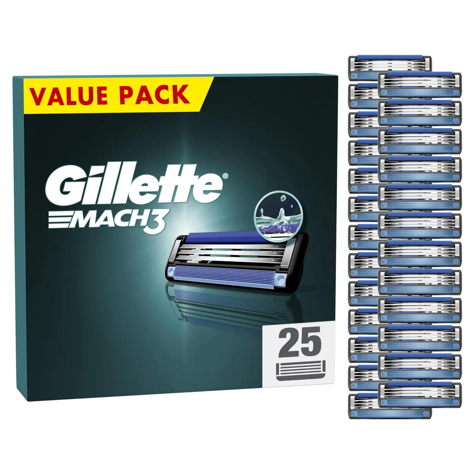 Gillette Mach3 terad — sile raseerimine 25 varuteraga
