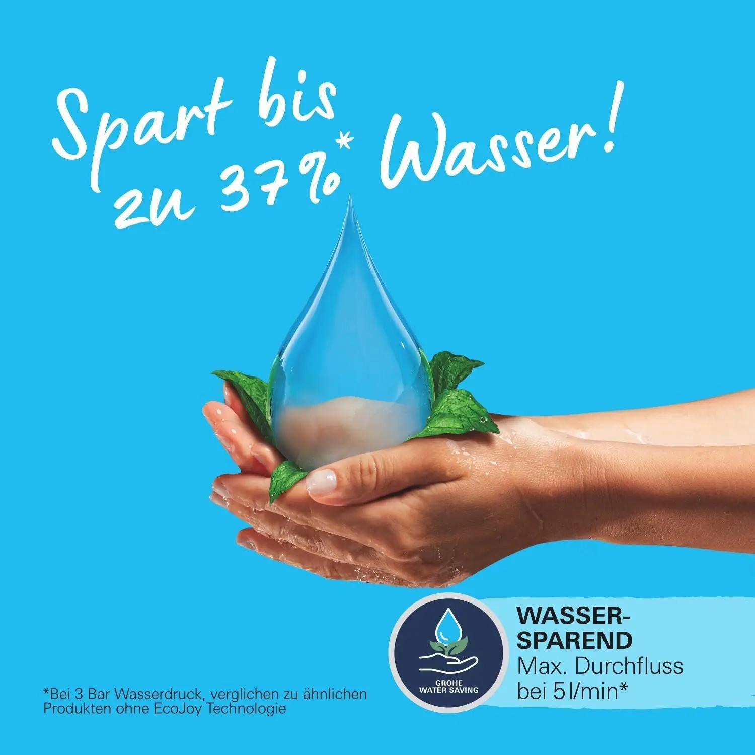GROHE Start kroomitud vannitoa segisti — veesäästlik valik – pilt 6
