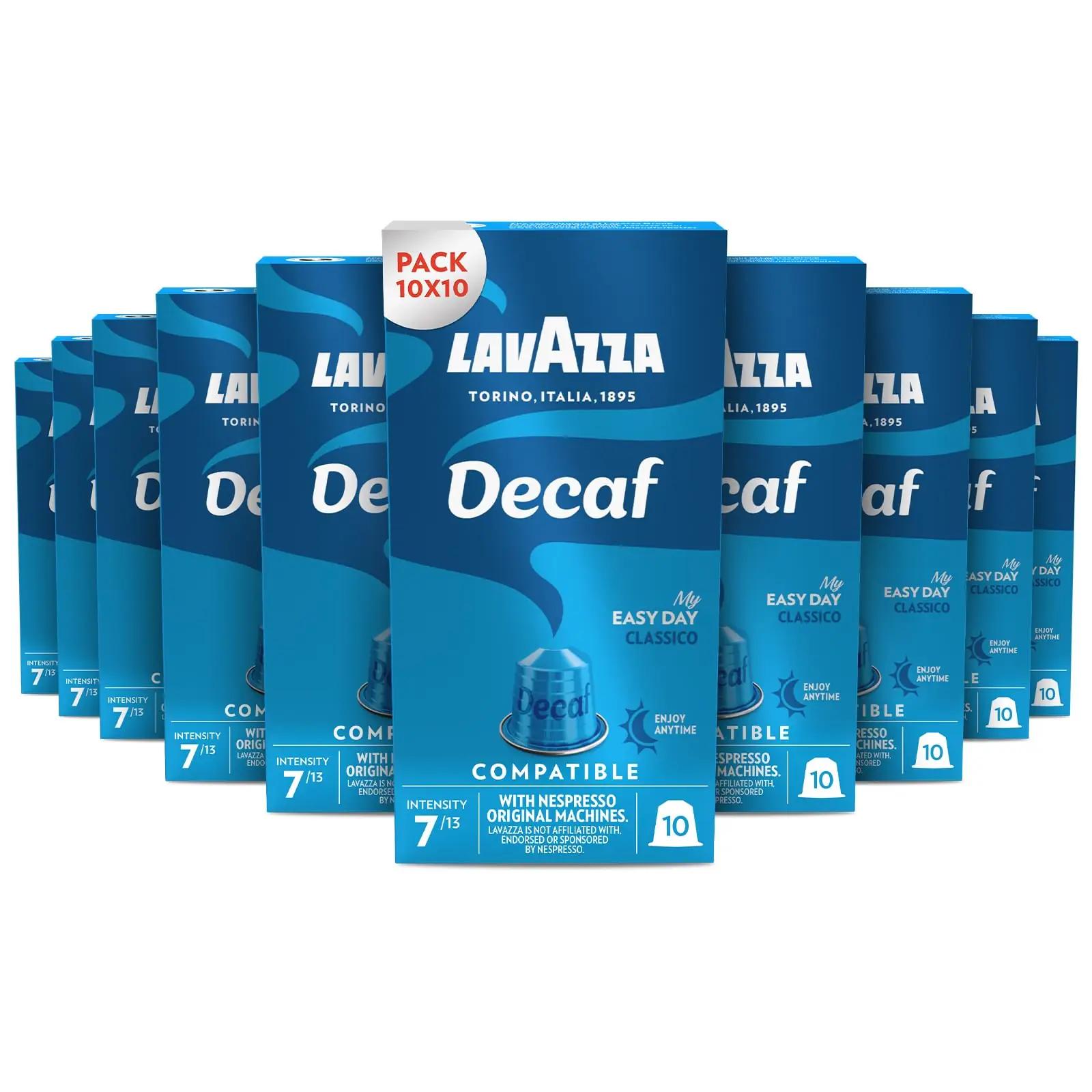 Lavazza dekofeïneeritud kohvikapslid — pehme šokolaadi maitse
