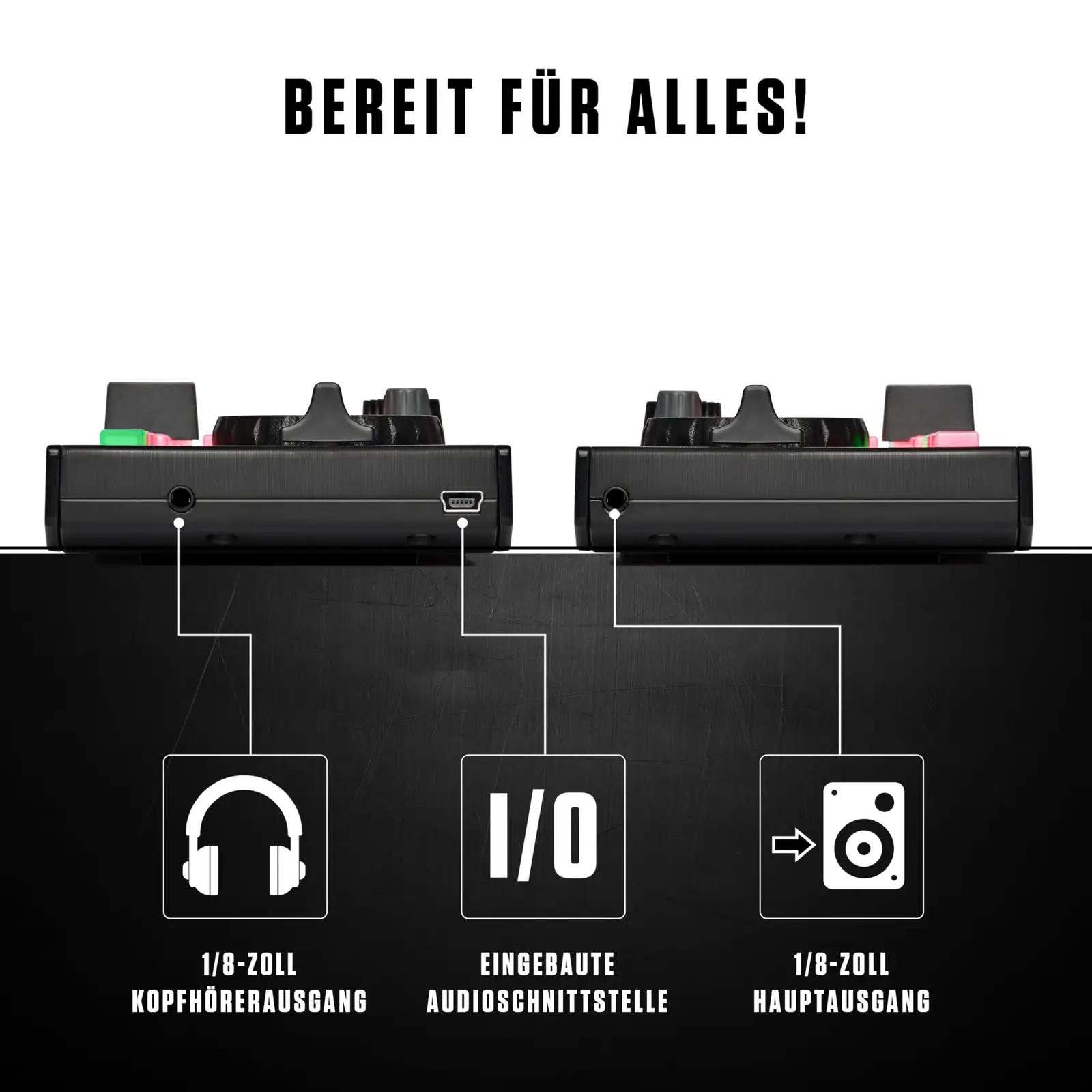 Numark kompaktne DJ-pult — kerge kaasaskantav kaheteljeline seade – pilt 7