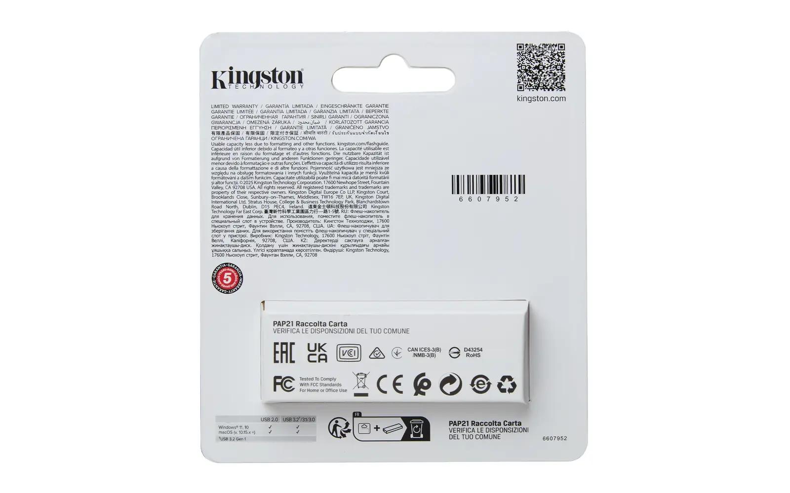 Kingston mugav USB-mälupulk 256GB – vastupidav ja kompaktne – kasutusnäide