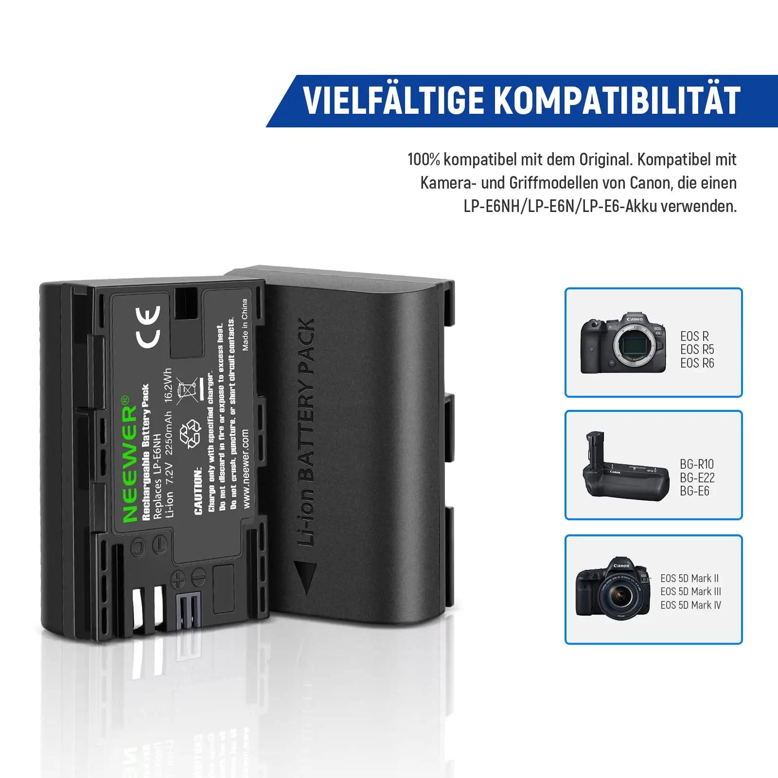 NEEWER 10098226 akud – detailne lähivaade