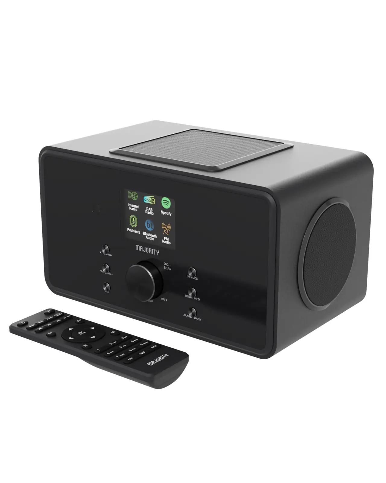 MAJORITY kvaliteetne köögiradio Bard – võimas 2.1 subwoofer