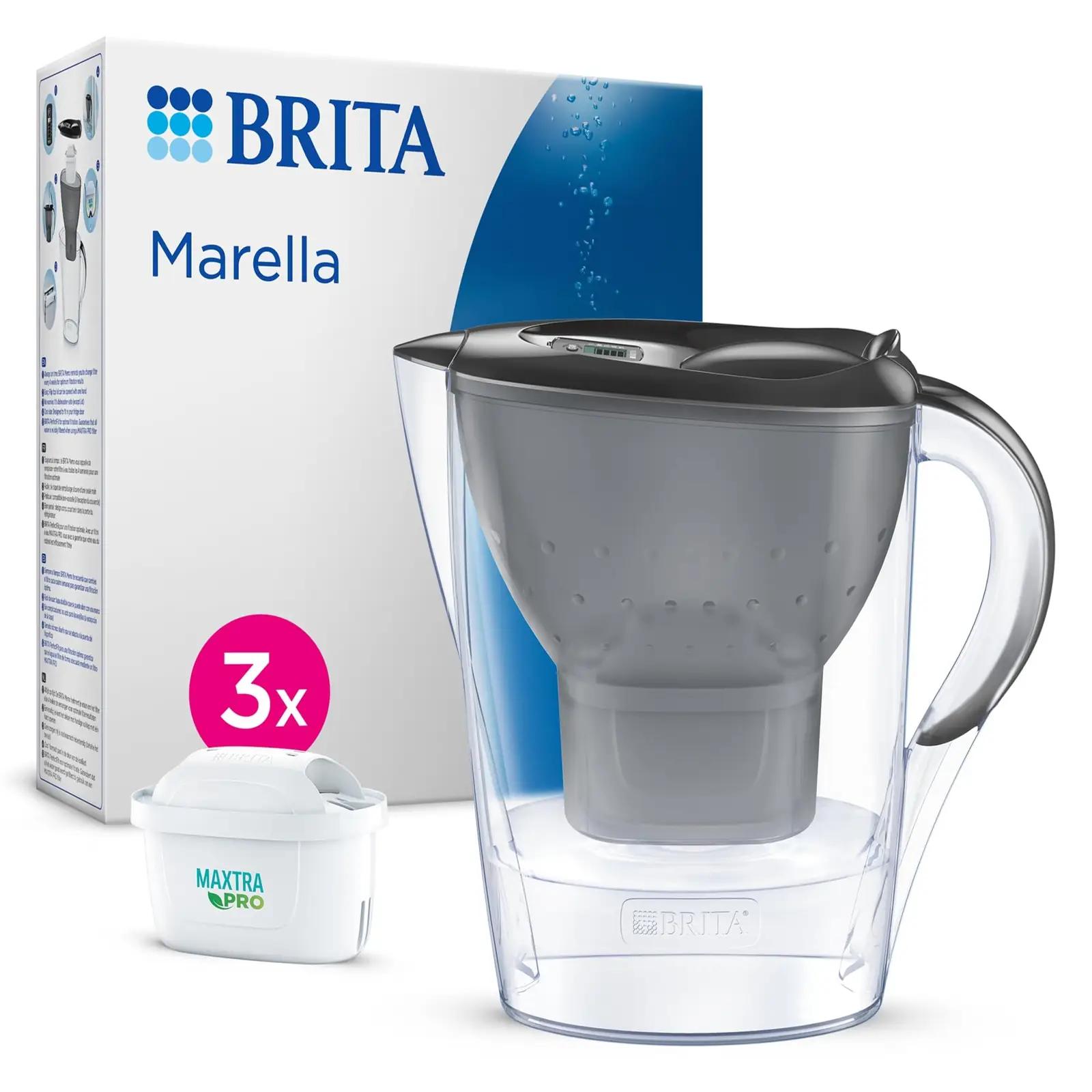 BRITA veefilterkann Marella graphit – pehmendav ja maitsekas vesi