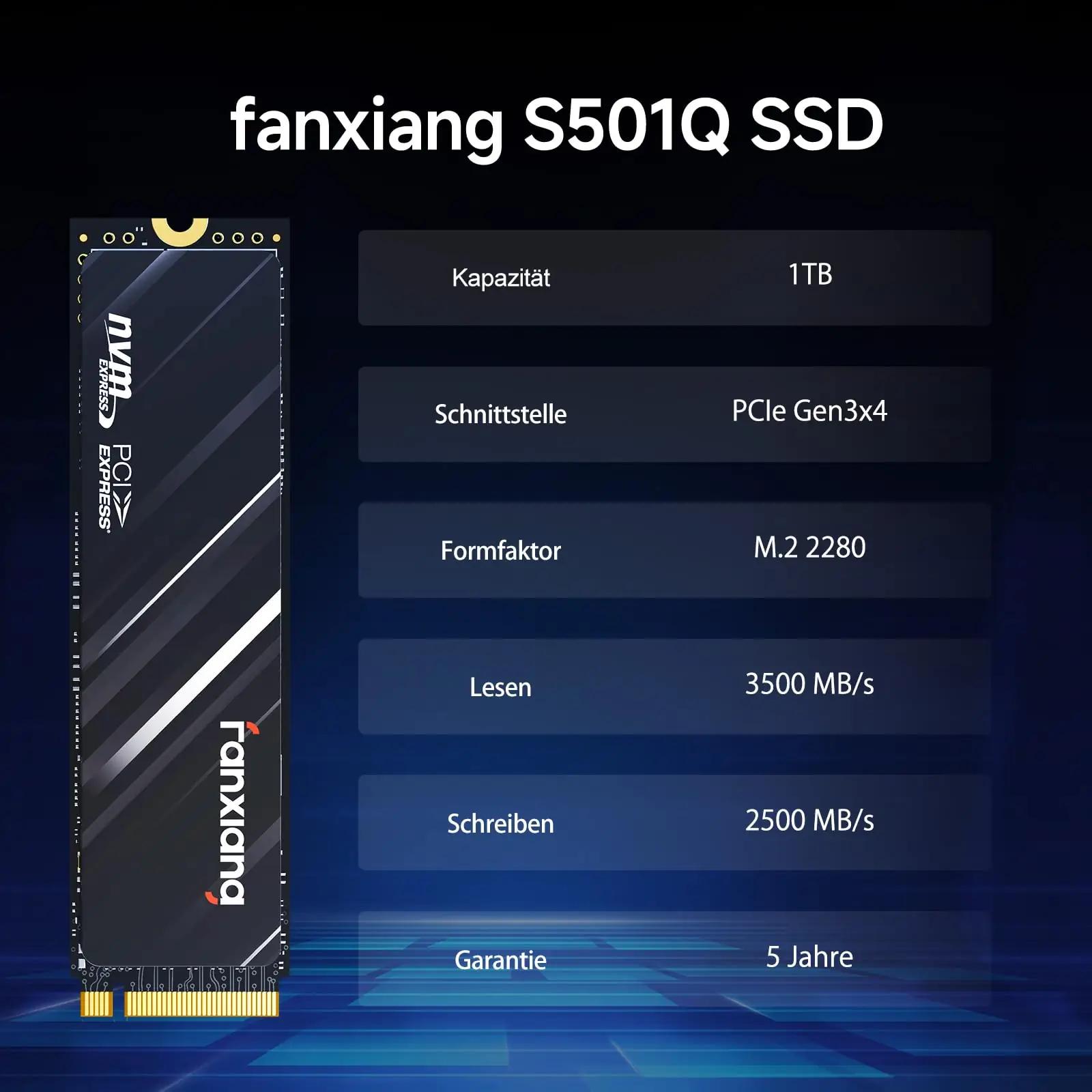 fanxiang 1TB NVMe M.2 SSD – kiire salvestus ja mängimiseks sobiv – pilt 7