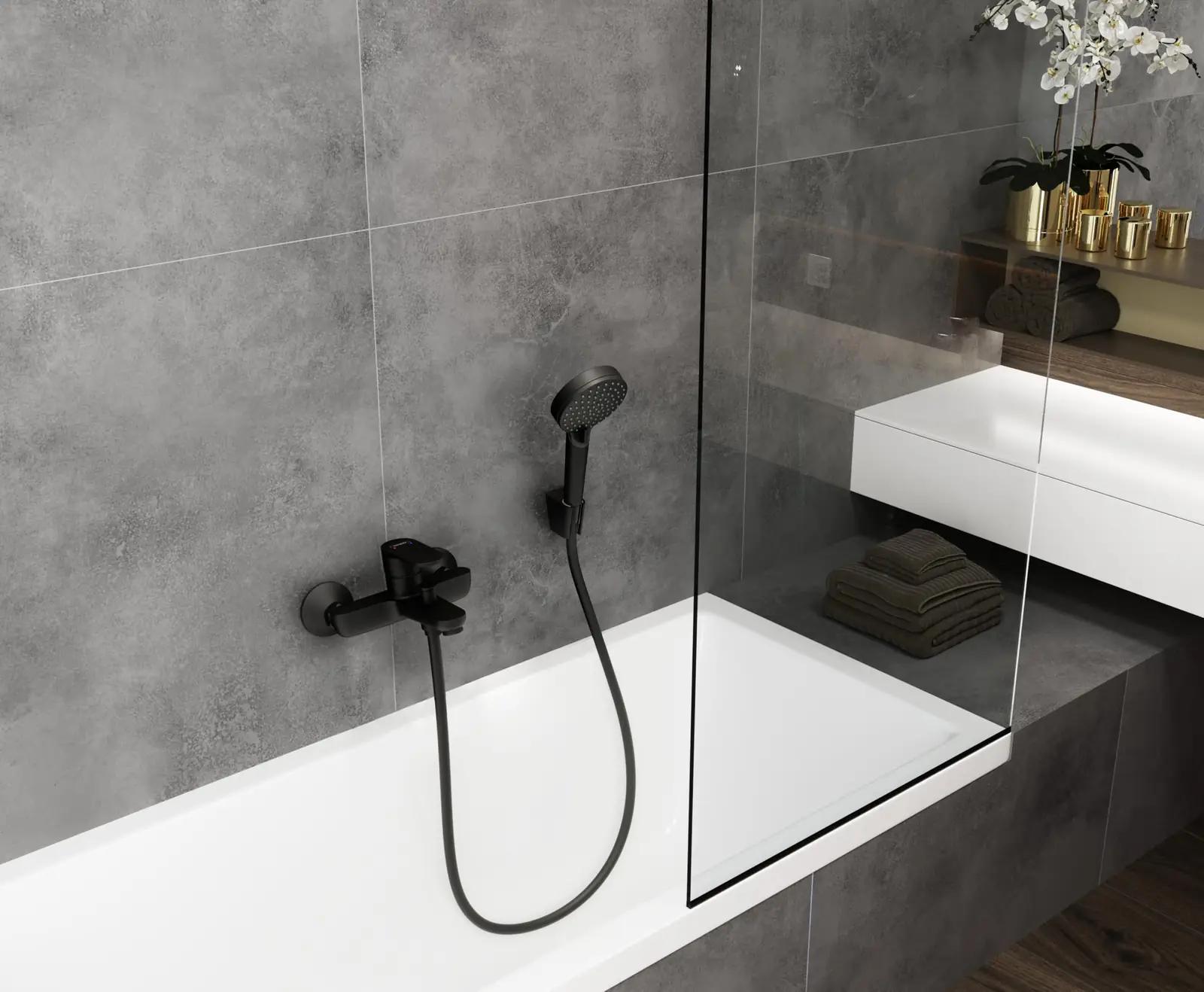 hansgrohe mattschwarz vannisegisti — tugev metall, puhas disain – pilt 6