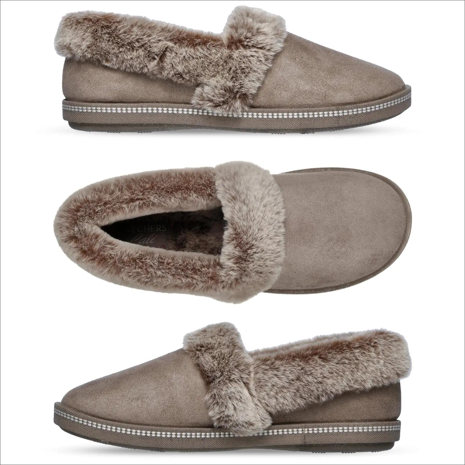 Skechers mugavad sussid pehme microfiiberist — ideaalne kingitus – detailne vaade