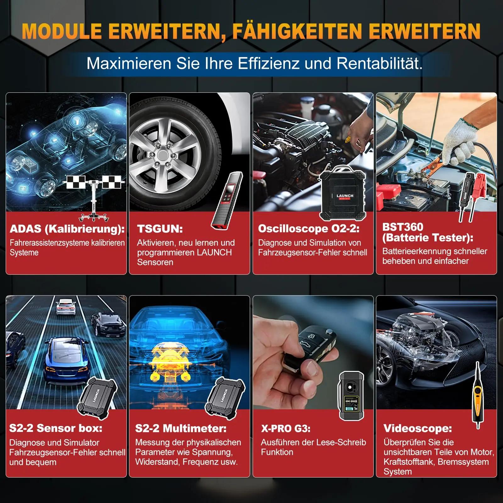 LAUNCH professionaalne X431 Pro Elite OBD2 koguauto diagnostika – pilt 8