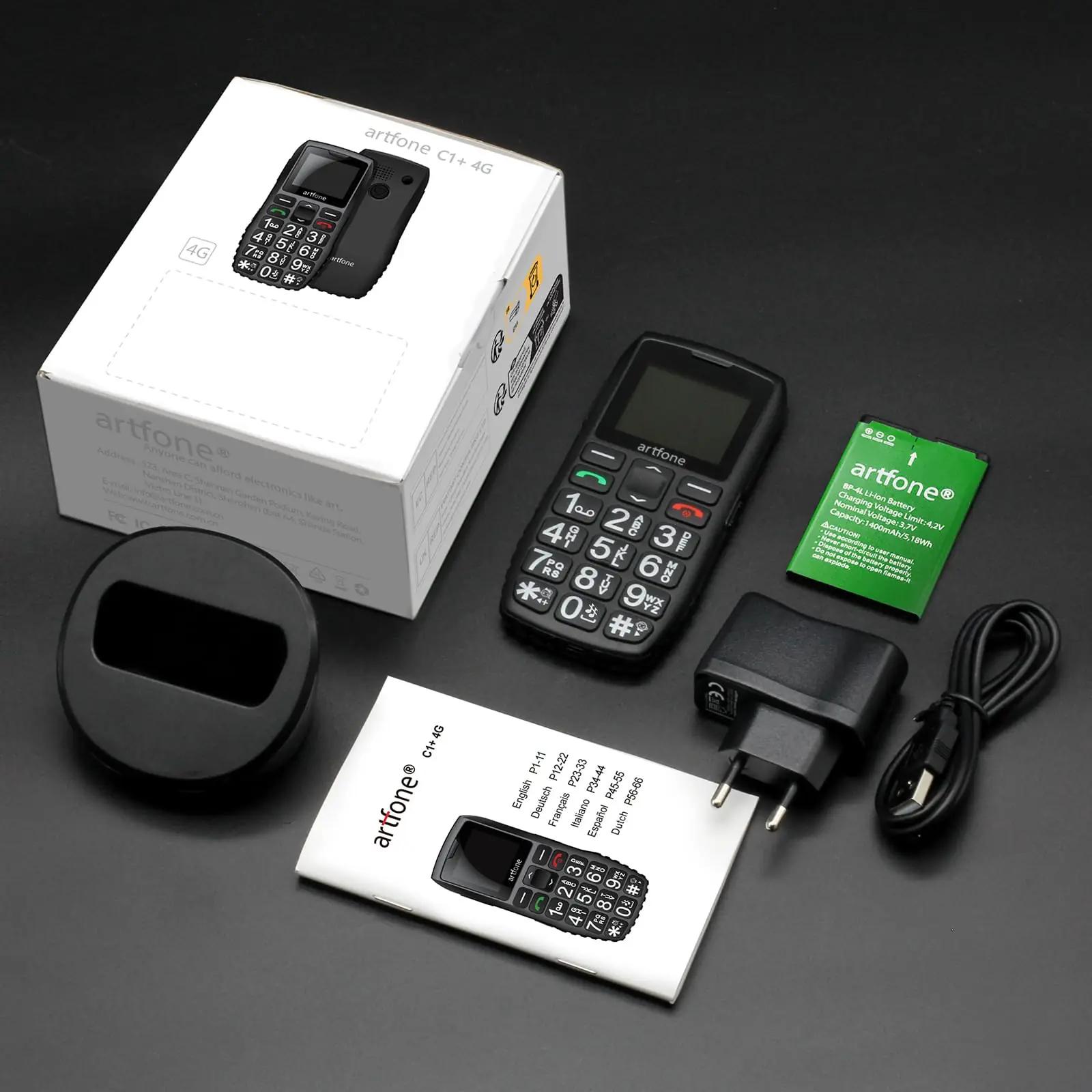 artfone mugav ja lihtne 4G mobiiltelefon eakatele — C1+4G – pilt 6