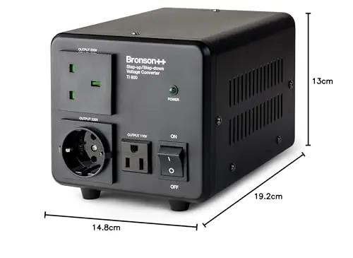 Bronson++ tugev 800 W ringtuum muundur reisile ja koju – pilt 6
