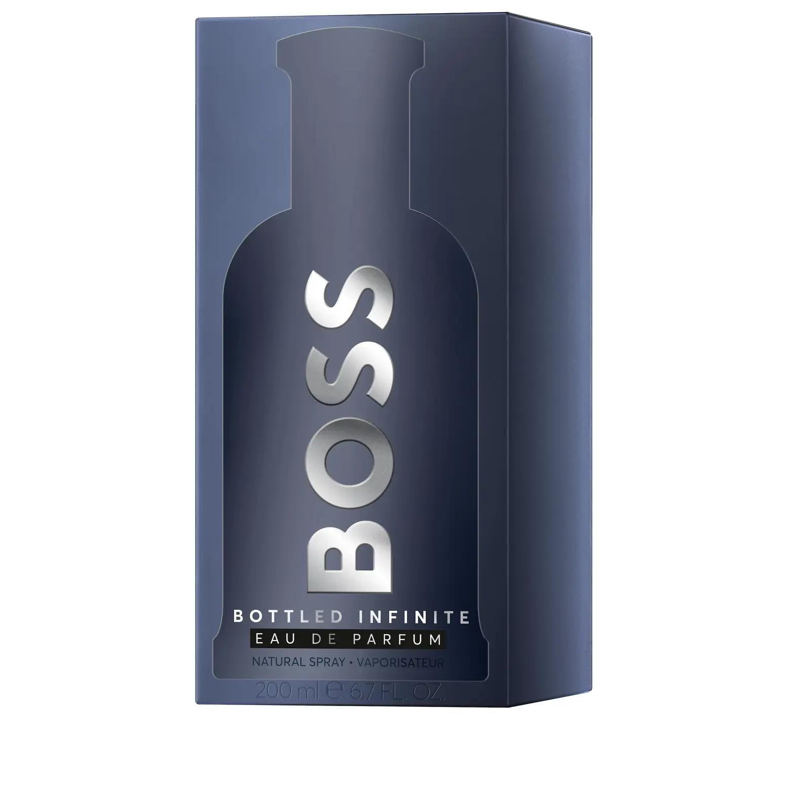 HUGO BOSS aromaatne 200 ml parfüüm — värske ja intensiivne – pakend ja tarvikud