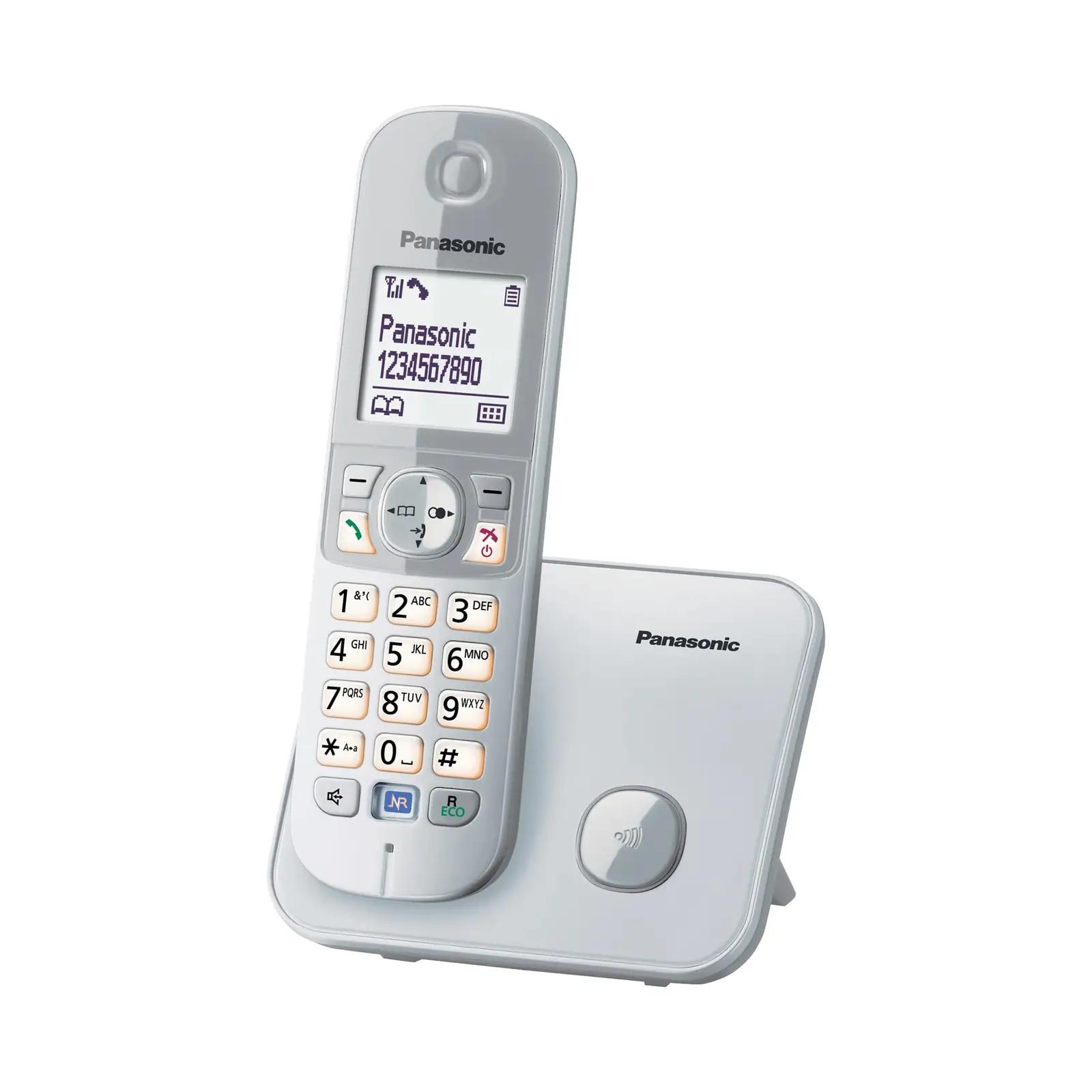 Panasonic metallist traadita telefon — madal kiirgus ja