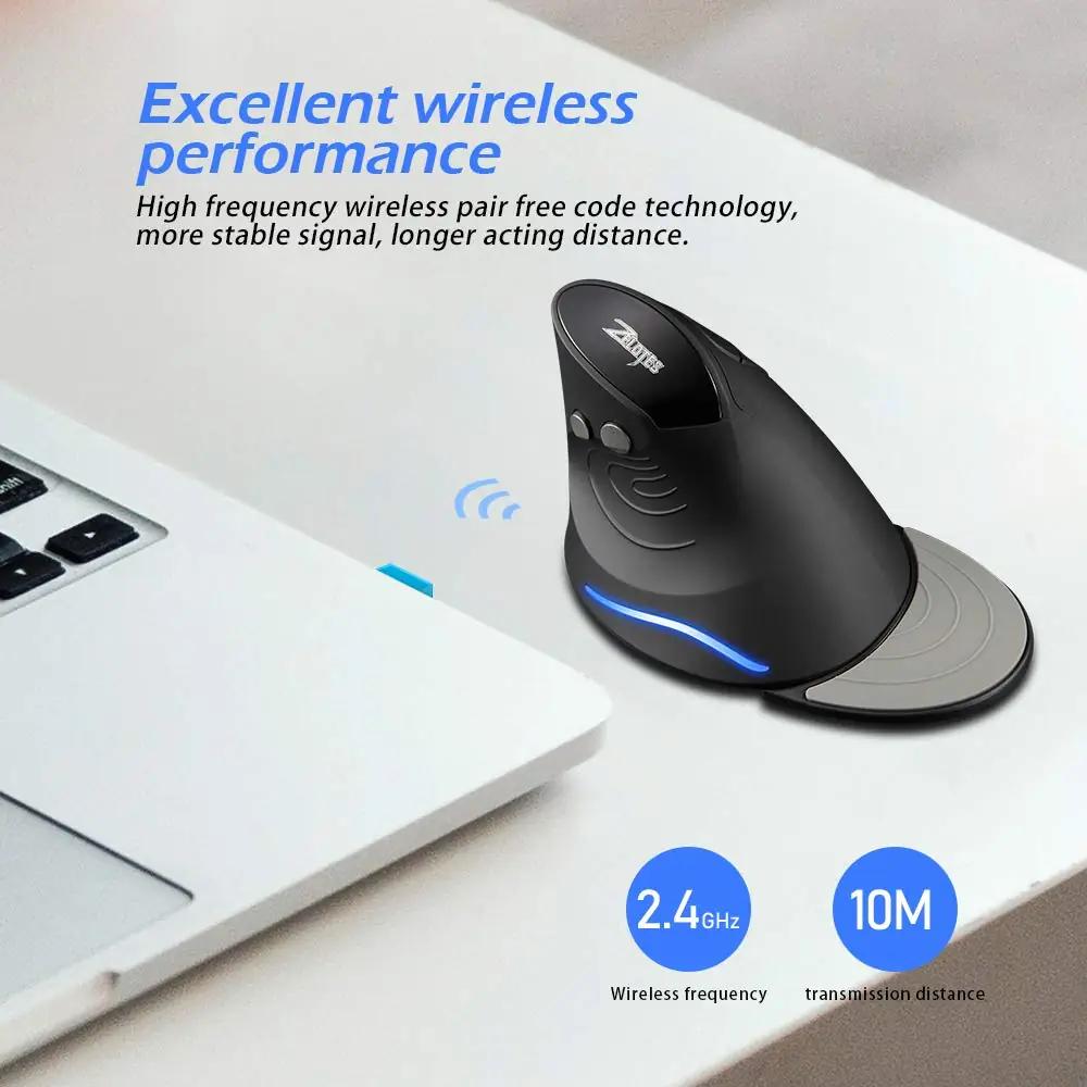 zelotes ergonoomiline vertikaalne hiir – mugav kontorikasutus – pilt 7