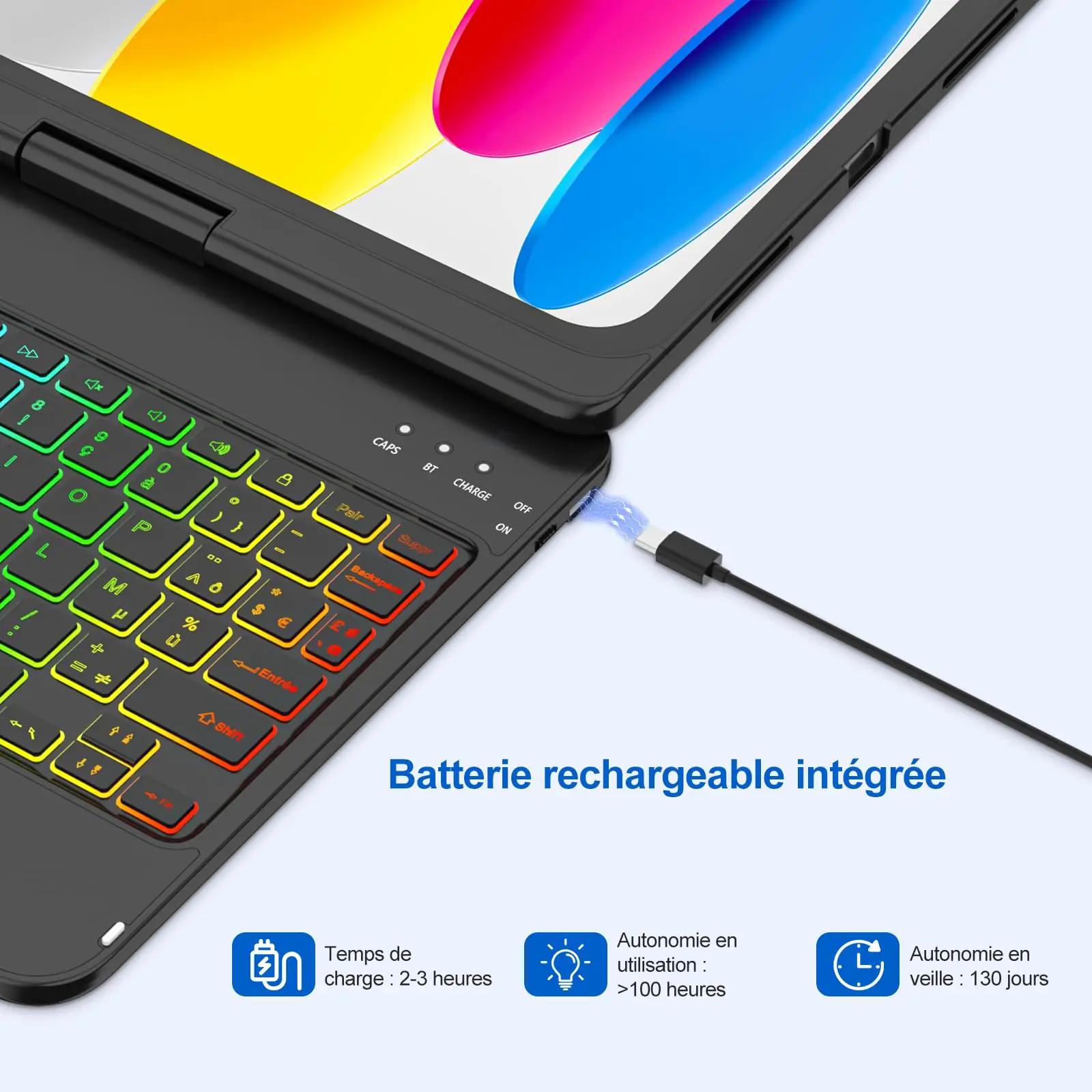 MMK klaviatuur iPad 11/10.9″ – valgustusega, õhuke kate – lisavaade