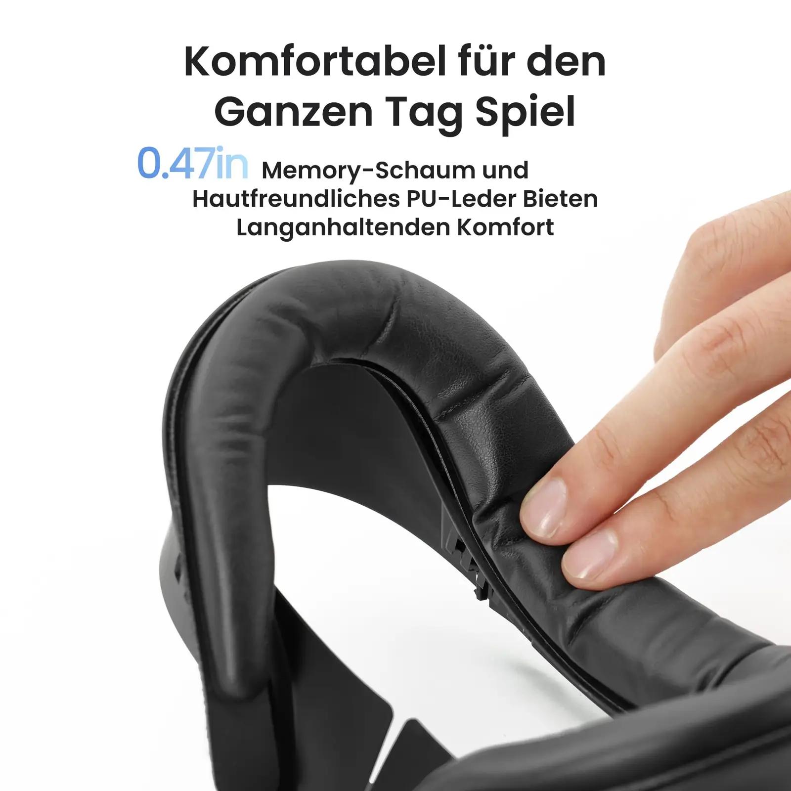 KIWI design mugav näokate VR‑peakomplekt — pehme materjal – lisavaade