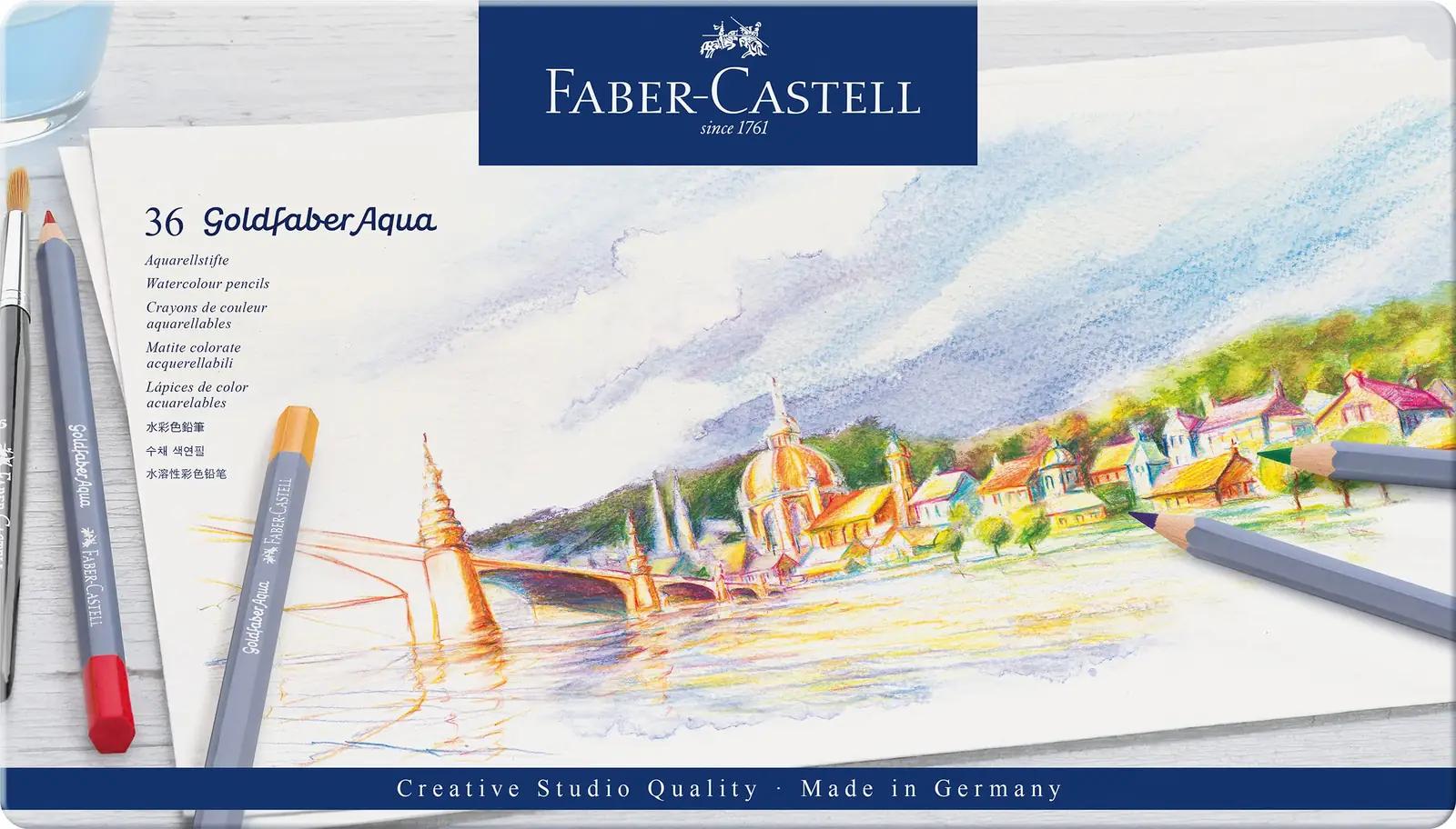 Faber-Castell vesivärvipliiatsid Goldfaber — 36 värvi – detailne vaade