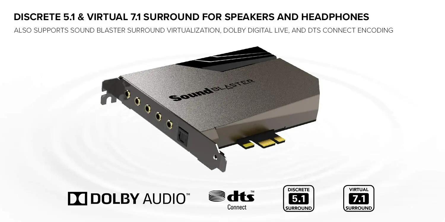 CREATIVE Sound Blaster AE-7 — kvaliteetne PCI-e helikaart – kasutusnäide
